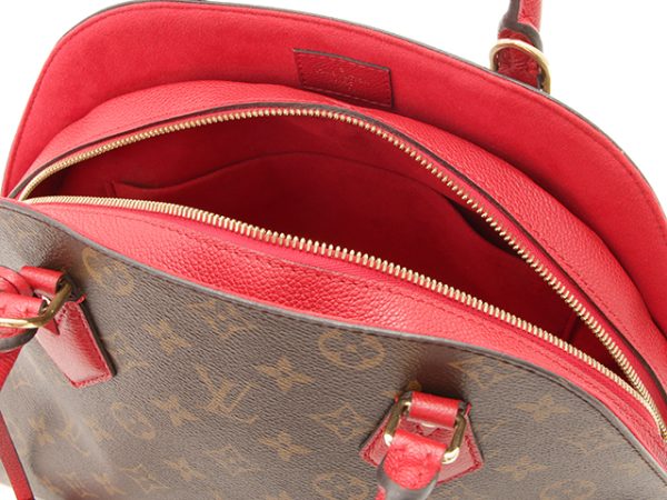 12 Louis Vuitton Alma Back Into Back Monogram Rouge Brown