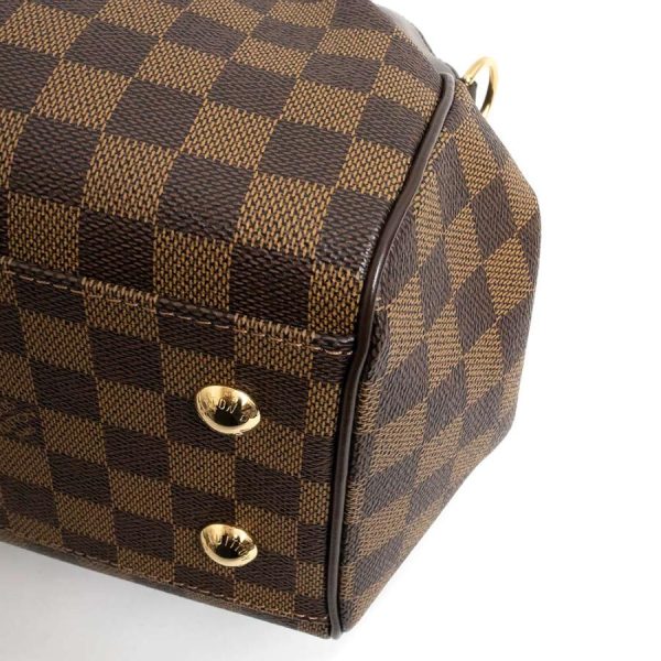 12 Louis Vuitton Trevi PM 2 Way Handbag Shoulder Bag Damier Brown