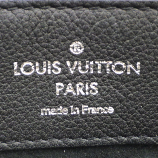 13 Louis Vuitton Lock Me Backpack Taurillon Leather LV Logo Twist Lock Black