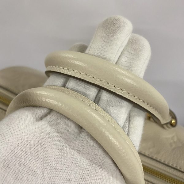 13 Louis Vuitton Speedy Bandouliere 30 Padlock Key White Handbag Monogram Implant Neige Ivory