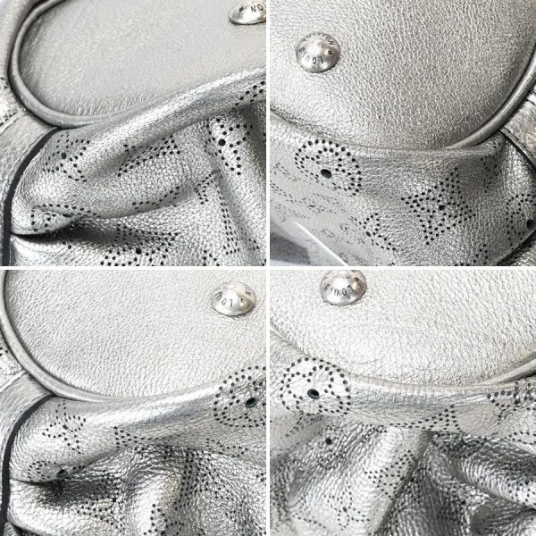 14 Louis Vuitton Mahina XS Arjun Silver Leather Shoulder Bag