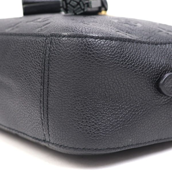 15 Louis Vuitton Camera Bag Santonge Noir Monogram Implant Leather