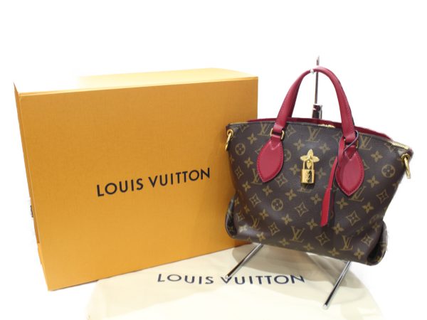 17 Louis Vuitton Flower Zipped Tote PM Handbag Shoulder Bag Monogram