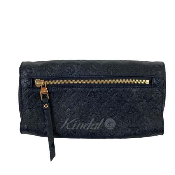 2 Louis Vuitton Pettyant Monogram Clutch Bag Black