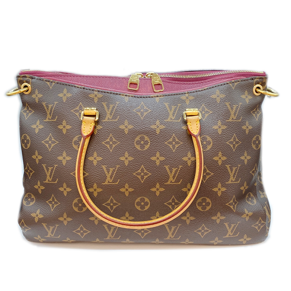 2 Louis Vuitton Pallas Monogram Rose Handbag Shoulder Bag