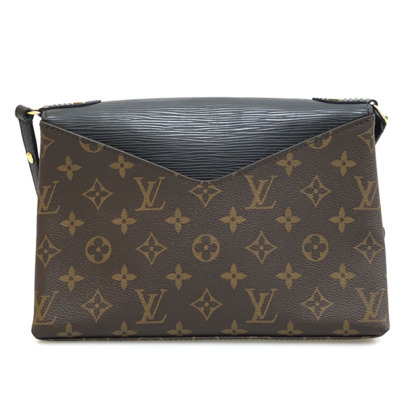 2 Louis Vuitton Monogram Saint Michael Noir Shoulder Bag Epi Black