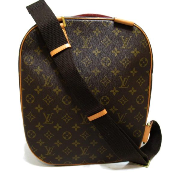 2 Louis Vuitton Shoulder Bag Brown PVC Coated Canvas