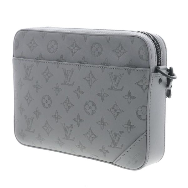 2 Louis Vuitton Shoulder Bag Gray Duo Messenger Shadow