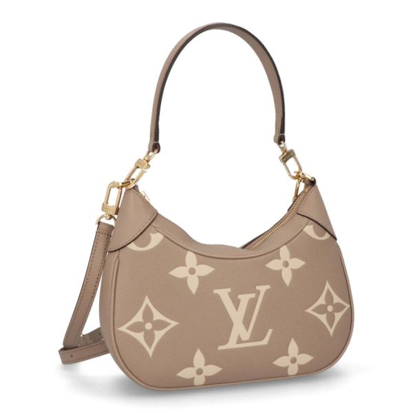 2 Louis Vuitton Bagatelle Shoulder Bag Tourtrail Creme Beige