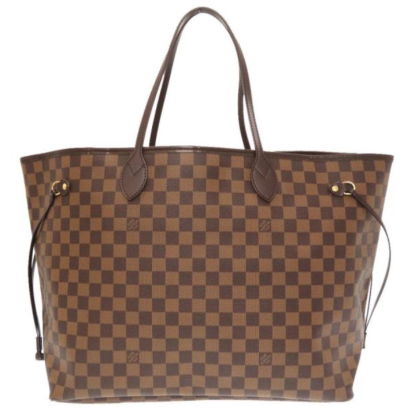 2 Louis Vuitton Damier Neverfull GM Ebene Tote Bag