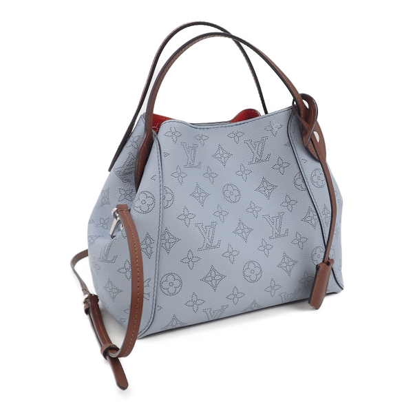 2 Louis Vuitton Mahina Hina PM 2WAY Bag Blue Horizon Pumpkin