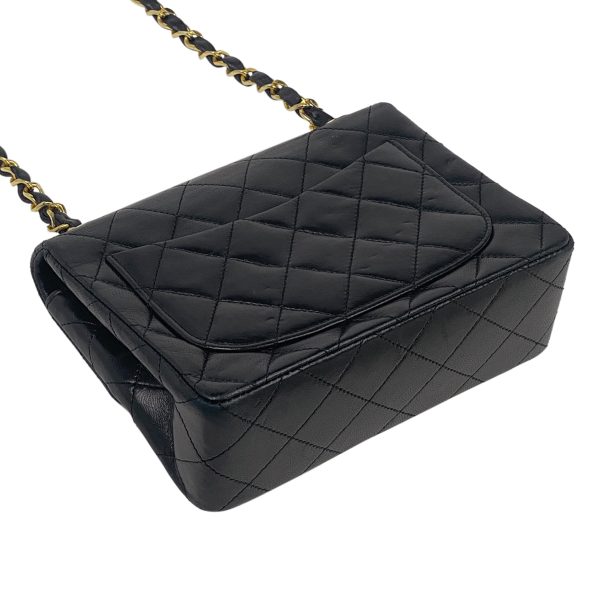 2 Chanel Single Matelasse Single Flap Chain Shoulder Bag Cocomark CC Shoulder Bag Leather Black