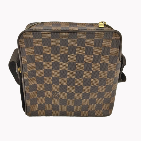 2 Louis Vuitton Olaf PM Damier Graphite Shoulder Bag Black