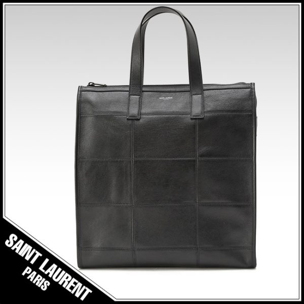 2 Saint Laurent Patchwork Shopping Bag 100 Calfskin Leather