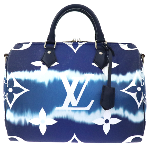 2 Louis Vuitton LV Escal Speedy Bandouliere 30 Monogram Blue