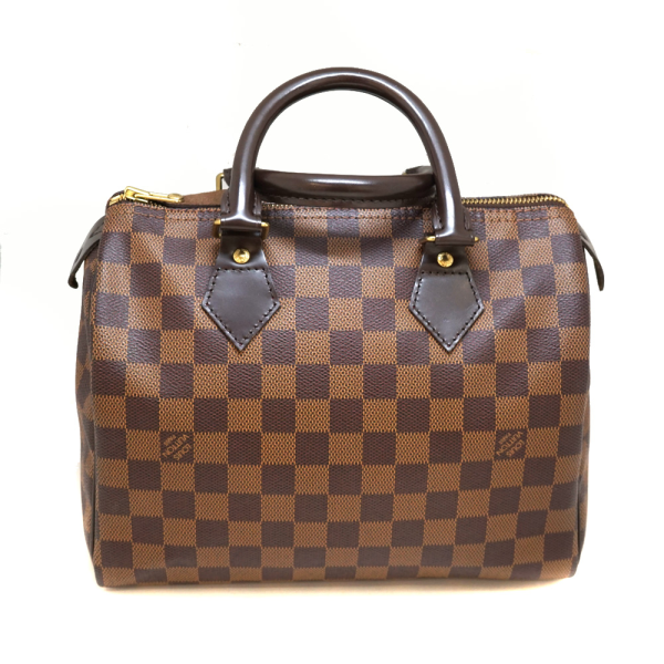 2 Louis Vuitton Speedy 25 Handbag Brown Damier Bag