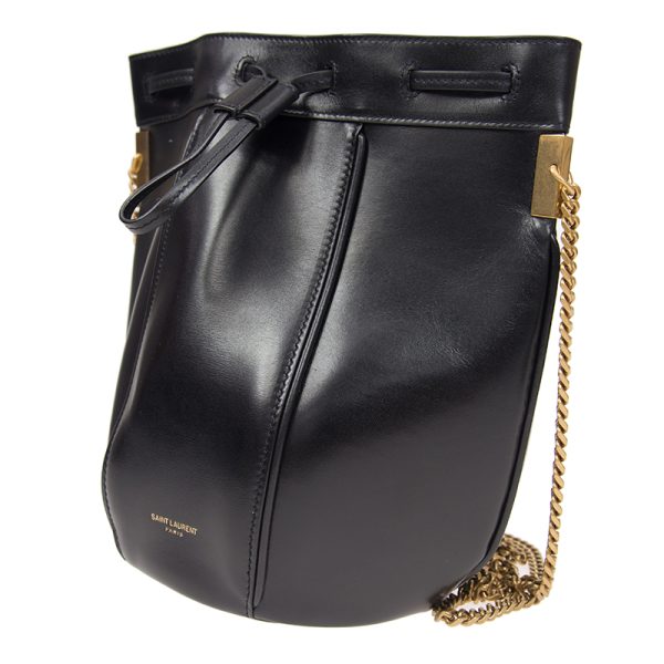 2 Saint Laurent Shoulder Bag Black Calf