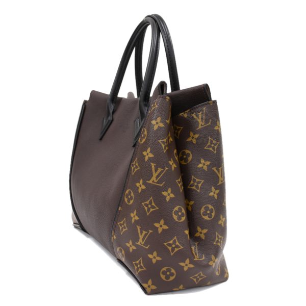 2 Louis Vuitton W Tote PM Monogram Canvas Leather