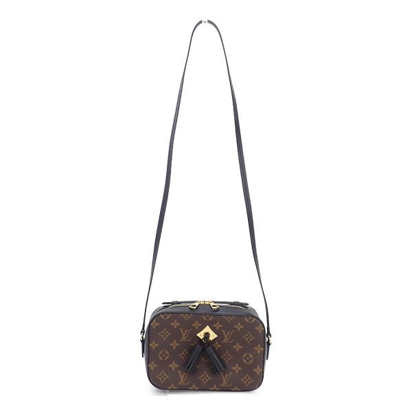 2 Louis Vuitton Monogram Saintonge Shoulder Bag Black