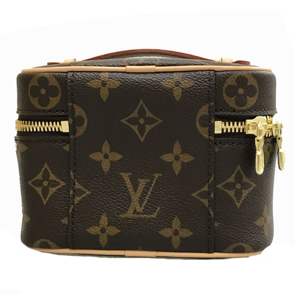 2 Louis Vuitton Vanity Mini Monogram Handbag Leather Brown