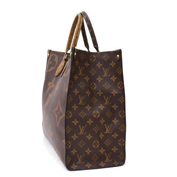 2 Louis Vuitton On the go GM Monogram Canvas Brown Tote Bag