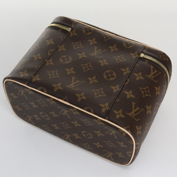 2 Louis Vuitton Vanity BB Monogram Handbag Brown