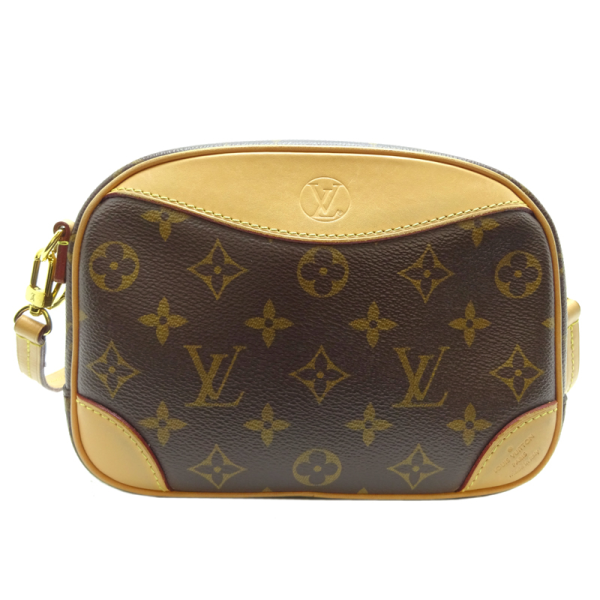 2 Louis Vuitton Deauville Mini Handbag Monogram Brown