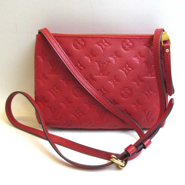 2 Louis Vuitton Mini Pochette Diagonal Hanging Twice Suise Red Monogram Implant