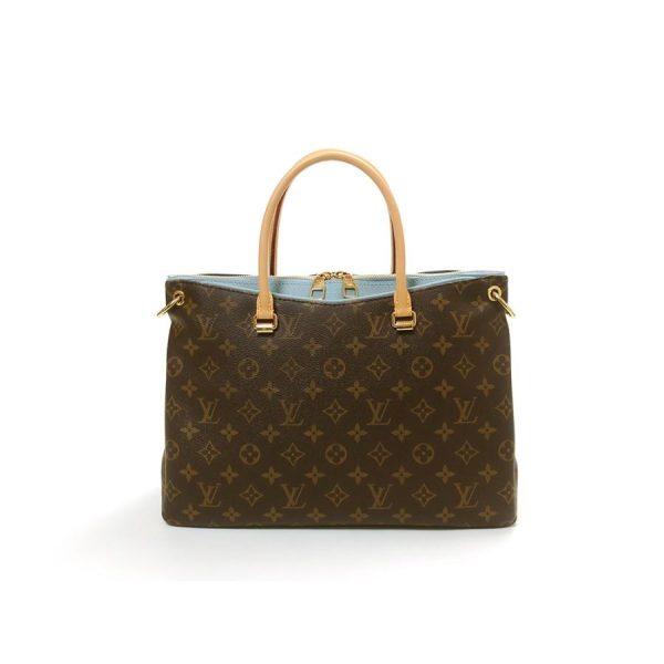 2 Louis Vuitton Pallas Monogram Shoulder Bag Blue Ciel