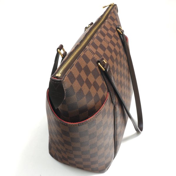 2 Louis Vuitton Totally MM Shoulder Bag Damier Ebene Brown