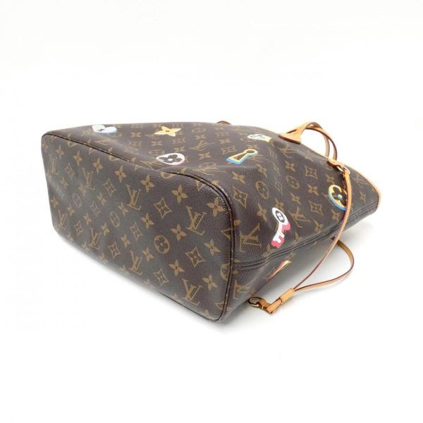 2 Louis Vuitton Love Lock Neverfull MM Bag Monogram Coated Canvas