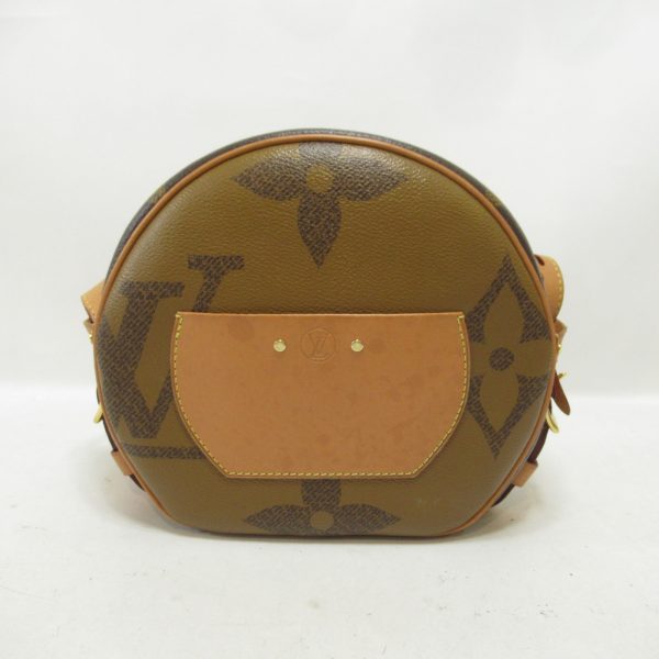 2 Louis Vuitton Boite Chapeaux Supple Shoulder Bag Canvas Monogram Brown