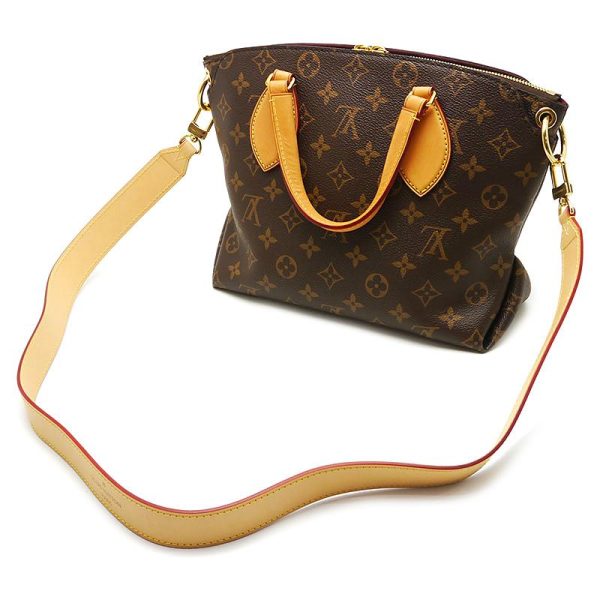 2 Louis Vuitton Flower Zip Tote 2 Way Handbag Monogram