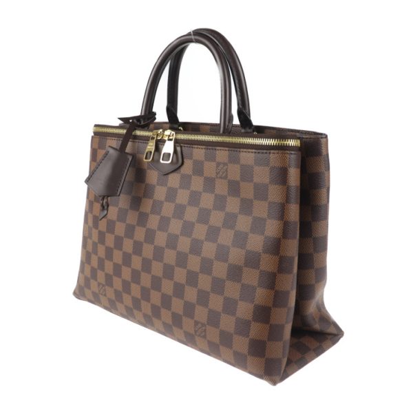 2 Louis Vuitton Brompton Handbag Damier Canvas Ebene Tote Bag