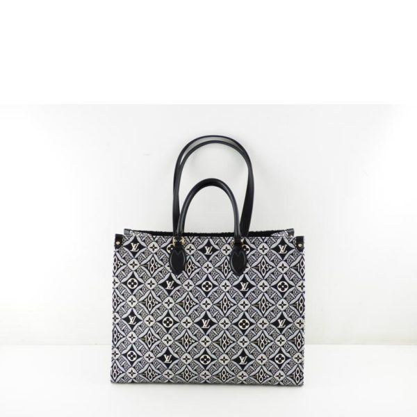 2 Louis Vuitton On The Go GM Monogram Jacquard Since Shoulder Bag