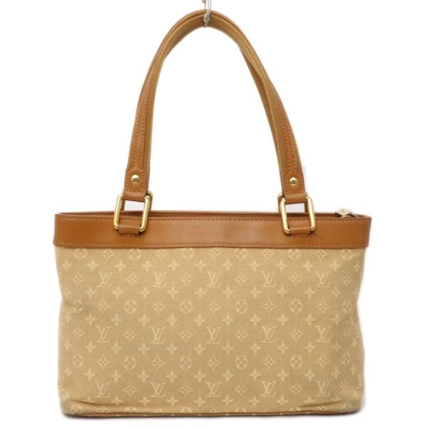 2 Louis Vuitton Lucile PM Tote Bag Monogram Mini Canvas Leather Beige