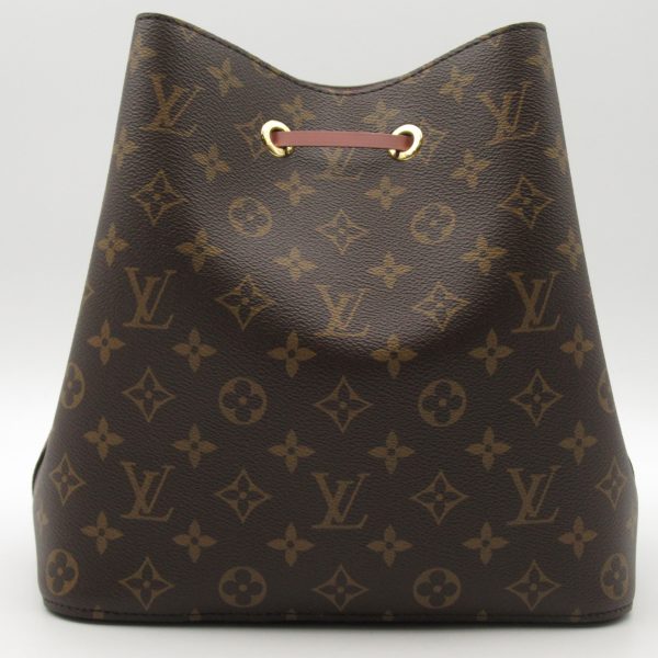 2 Louis Vuitton Neo PVC Coated Canvas Leather Monogram BrownPink Shoulder Bag