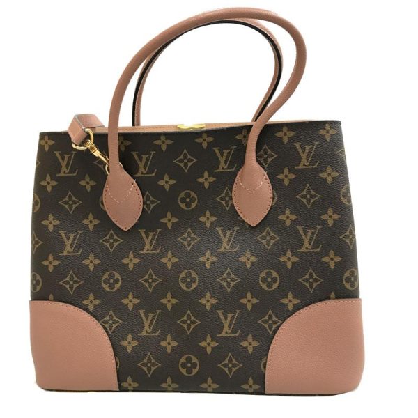 2 Louis Vuitton Monogram Flandrin Handbag Tote Brown