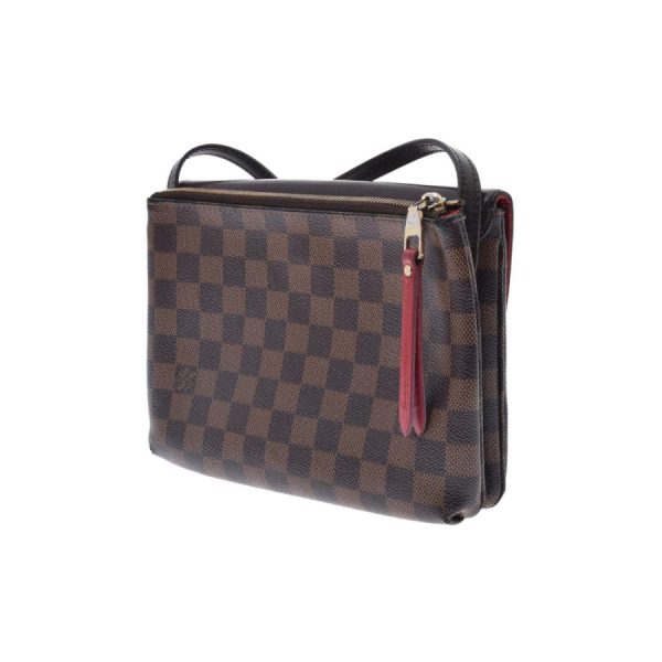 2 Louis Vuitton Twice Shoulder Bag Damier Ebene