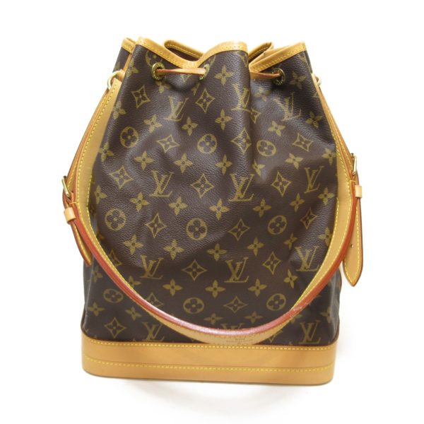 2 Louis Vuitton Noe Shoulder Bag Pvc Coated Canvas Monogram Brown