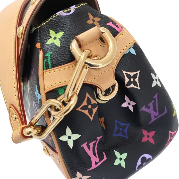 2 Louis Vuitton Beverly MM Multicolor Monogram Canvas Black