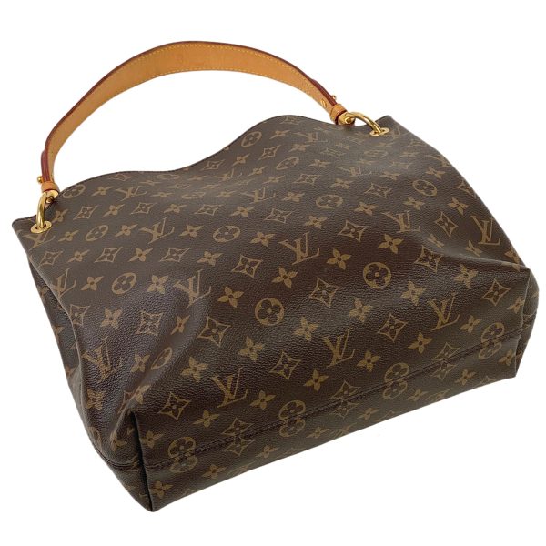 2 Louis Vuitton Graceful PM Shawl One Shoulder Monogram Brown Shoulder Bag