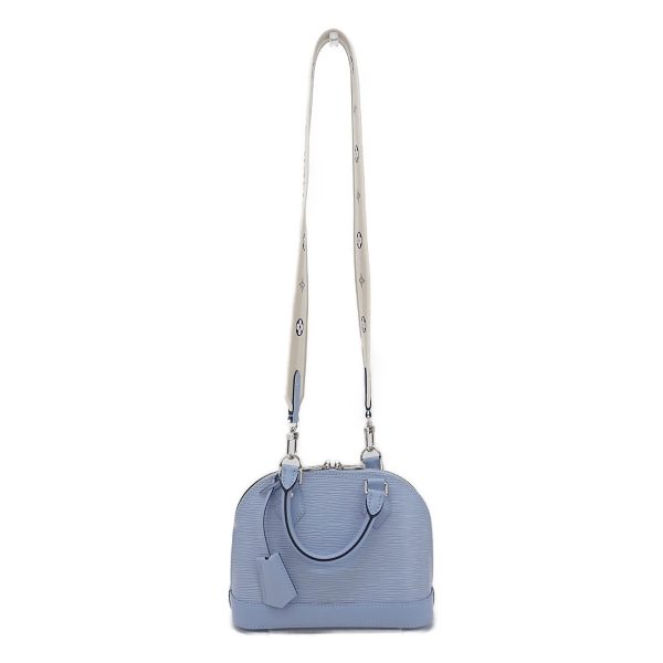 2 Louis Vuitton Epi Alma BB 2WAY Bag Blue Nuage