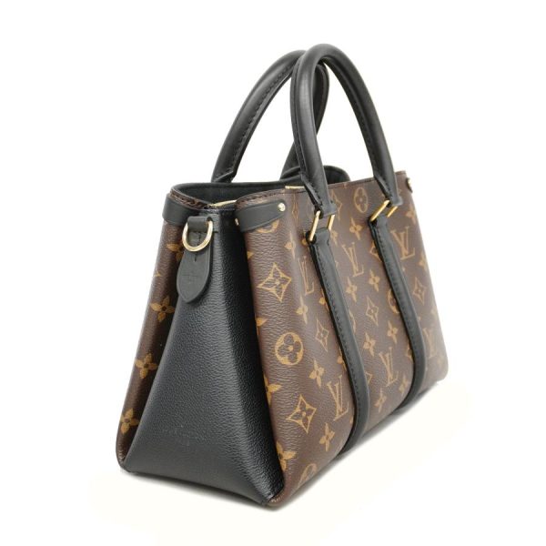 2 Louis Vuitton Monogram Soufflot NV BB 2 Way Bag Noir