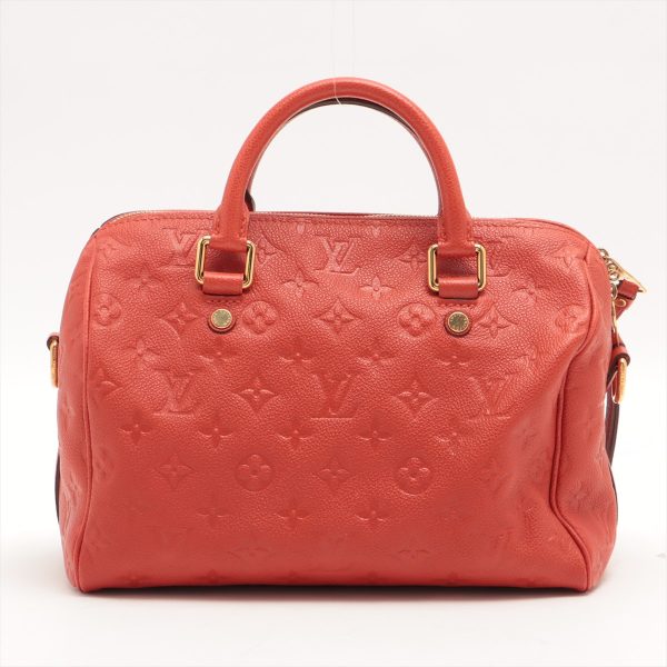 2 Louis Vuitton Monogram Empreinte Speedy Bandouliere 25 Handbag