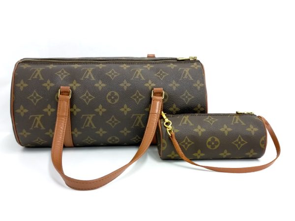 2 Louis Vuitton Papillon GM Boston Bag Brown Monogram