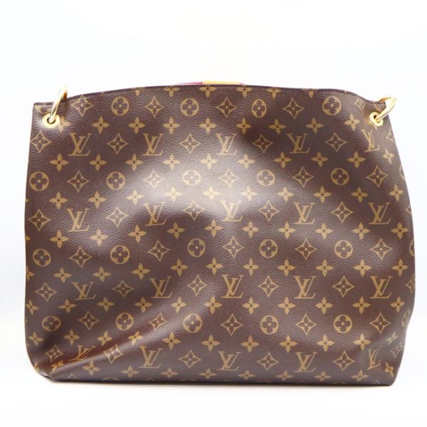 2 Louis Vuitton Graceful MM A One shoulder Bag Handbag Monogram Canvas