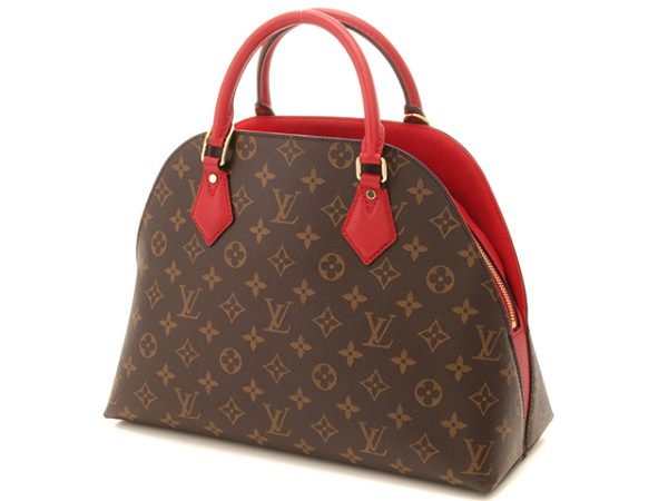 2 Louis Vuitton Alma Back Into Back Monogram Rouge Brown