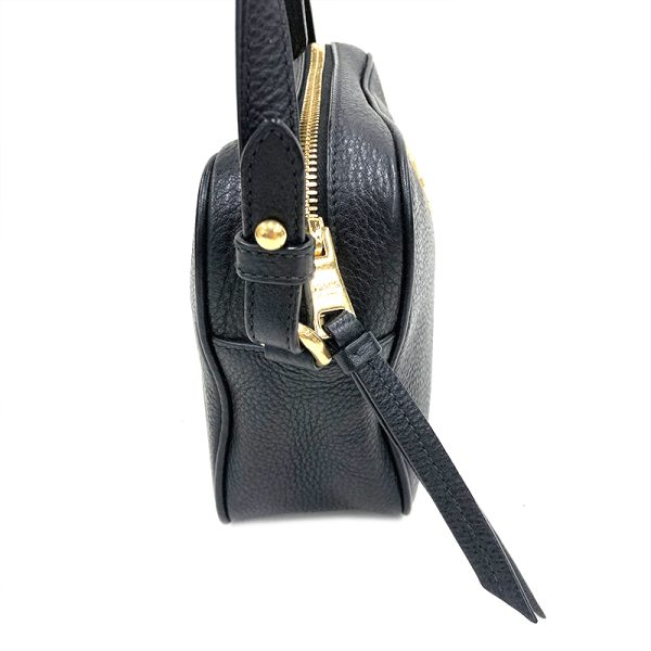 2 Prada Leather Shoulder Bag Black