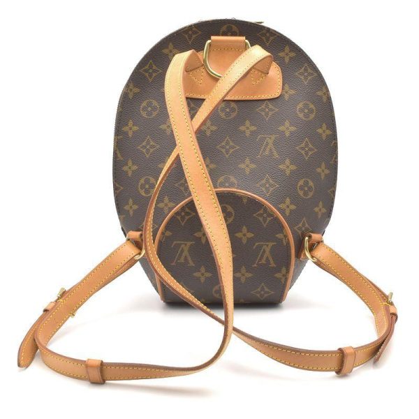 3 Louis Vuitton Ellipse Monogram Rucksack Day Bag Backpack Brown